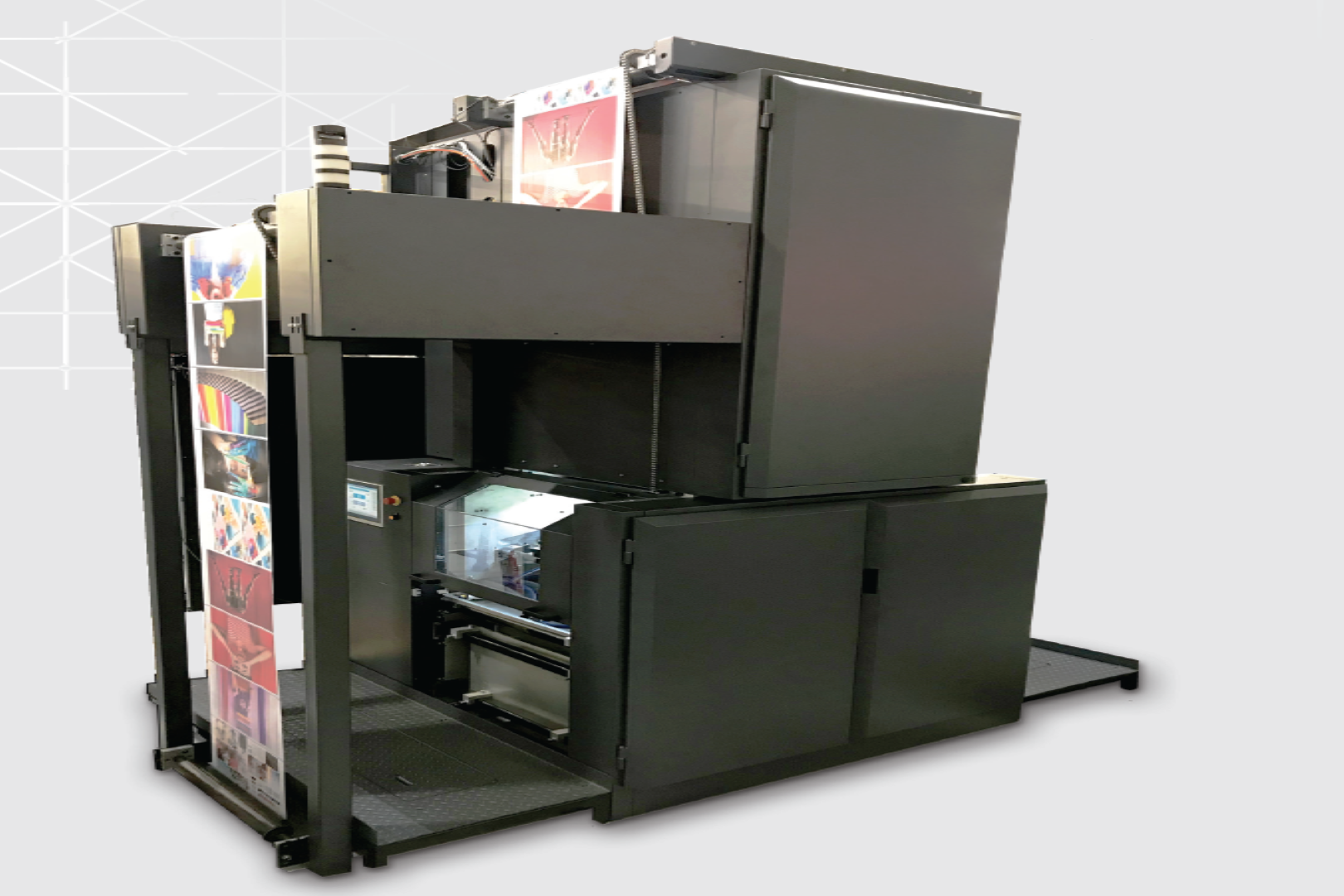 H&B EXCELCOAT ZRW WEB COATER, HP- PageWide Web Press