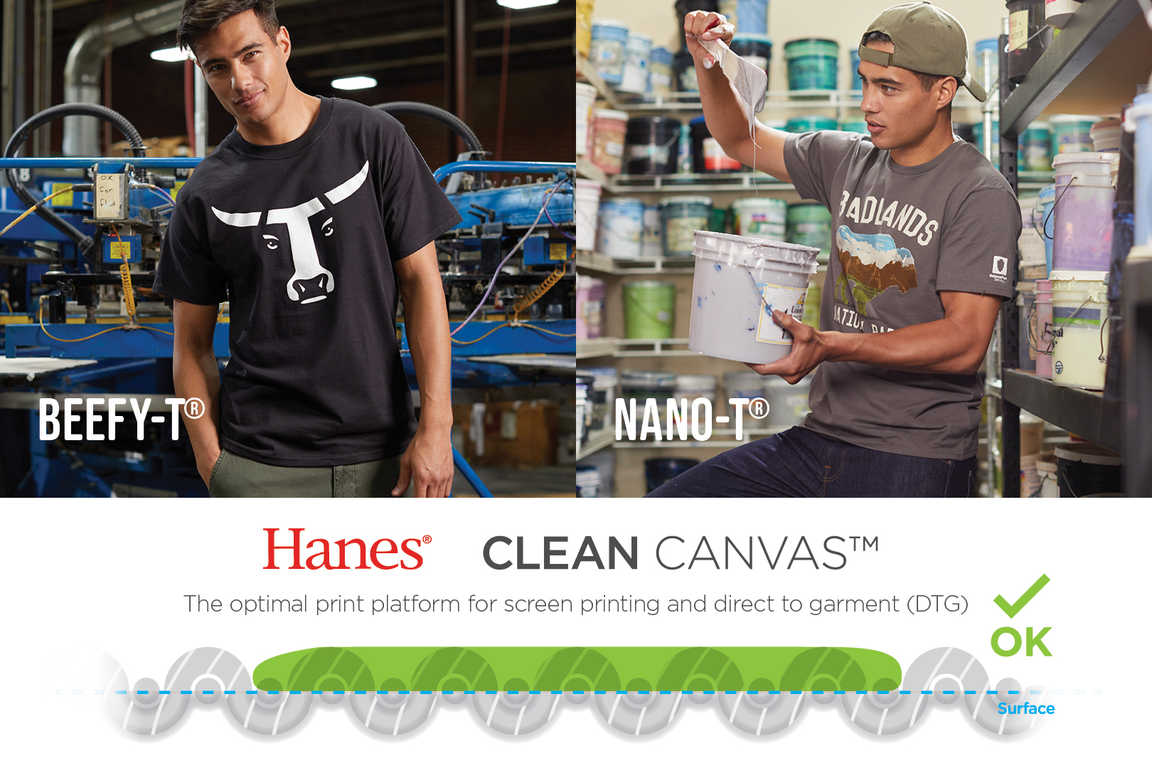 Hanes Clean Canvas™, Hanes