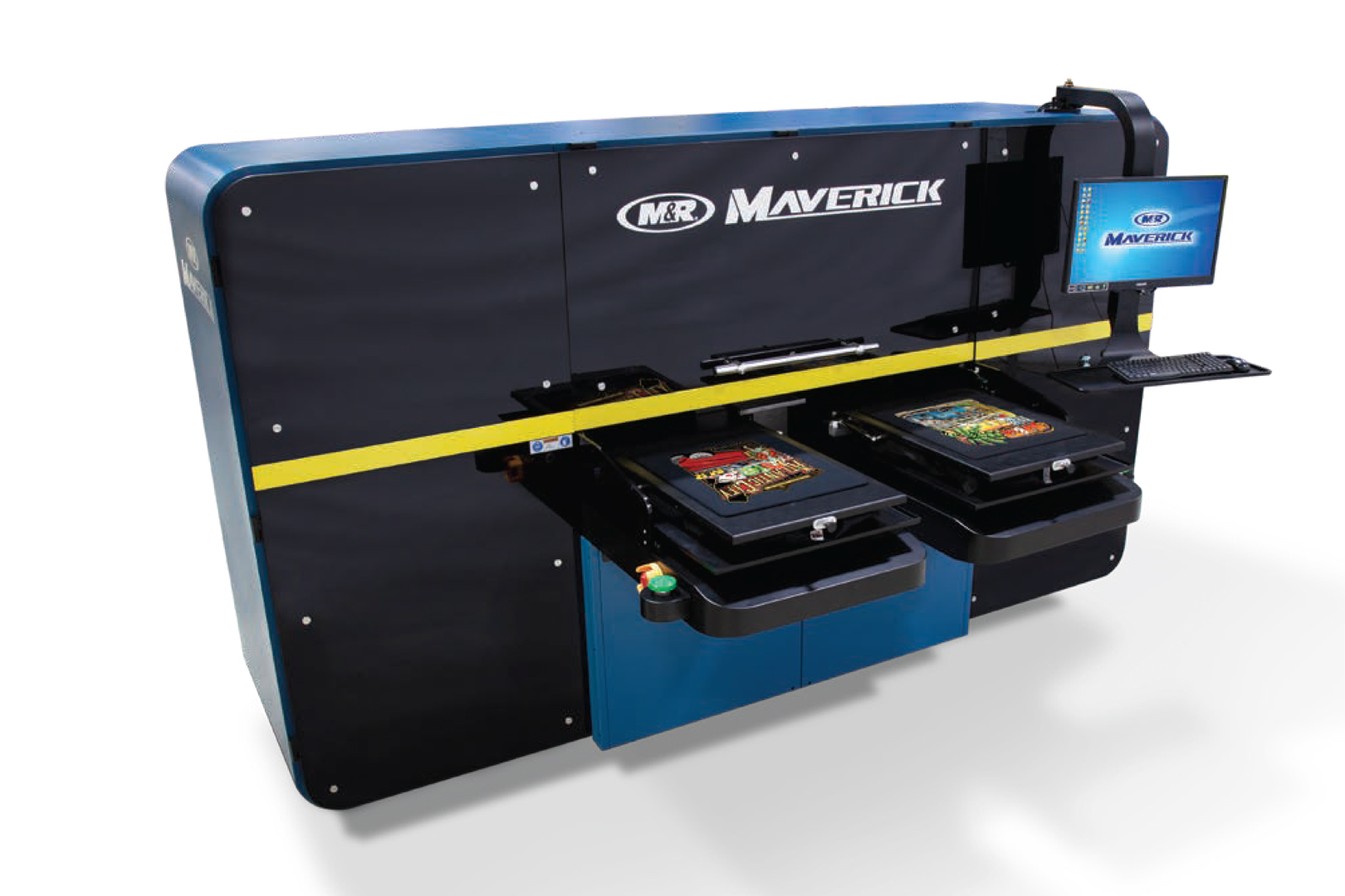 Nazdar SourceOne M&R Maverick Industrial High-Speed DTG Printing System, Nazdar SourceOne