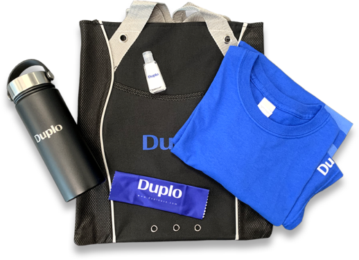 FREE Duplo Sample Kit & Swag Bag, Duplo USA Corporation